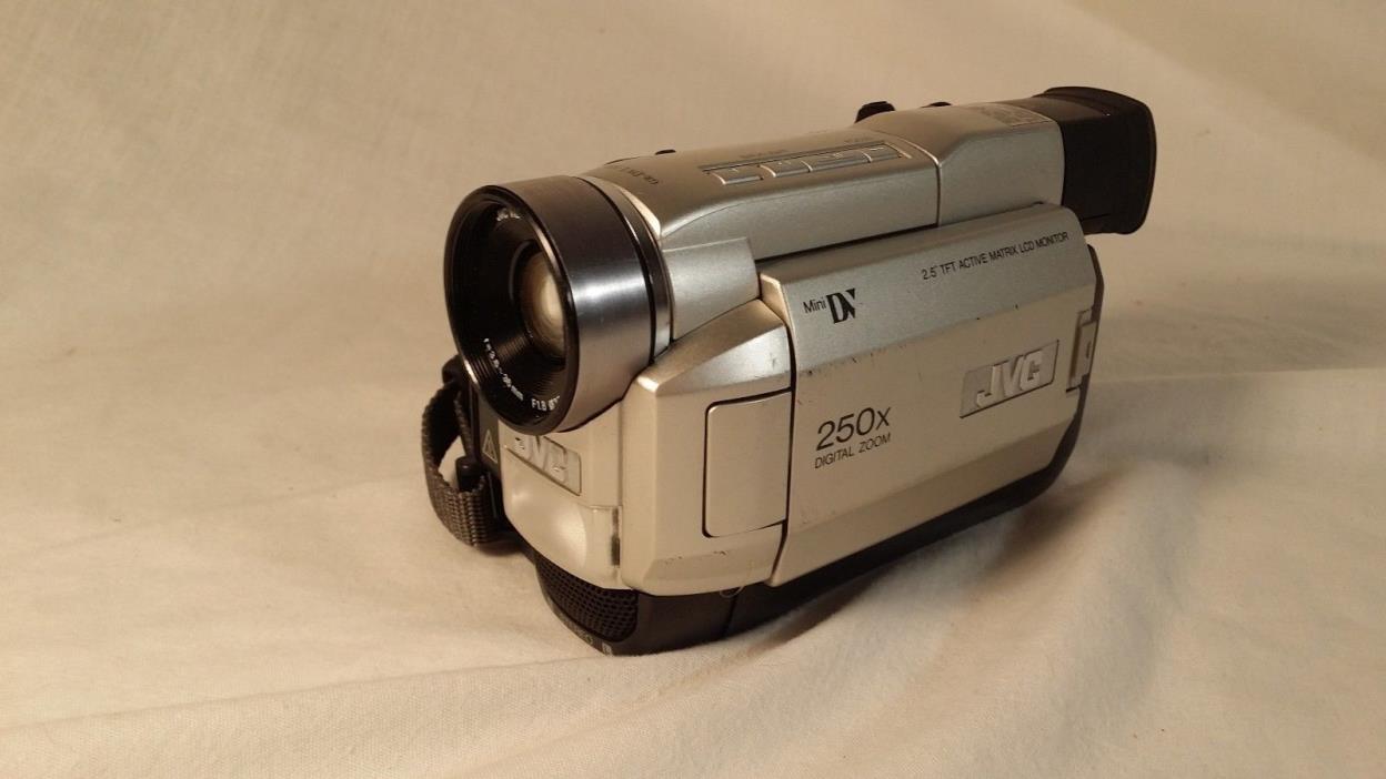 JVC GR-DVL100U MiniDv Stereo Camcorder Player Video Transfer DVL100U UNTESTED