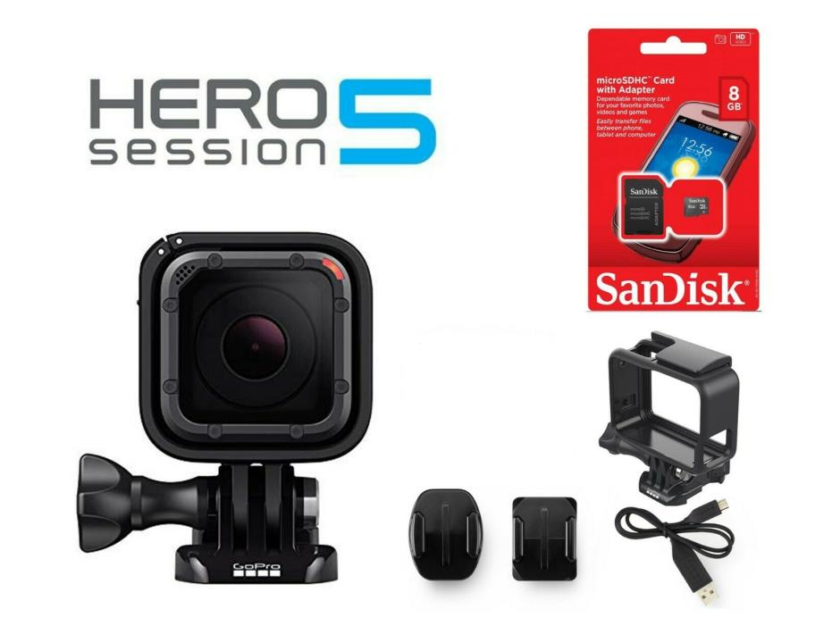 Used GoPro HERO 5 Session Waterproof 4K 10MP Ultra HD Action Camera Camcorder