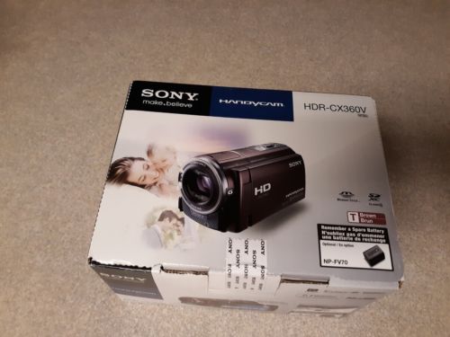 Rare! NEW/Sealed...Sony Handycam HDR-CX360 Camcorder (Brown)