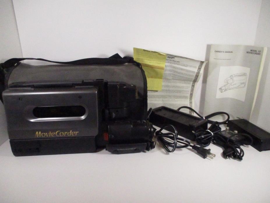 Memorex MovieCorder VHS Camcorder Model: 16-827 1/10,000 High Speed Shutter