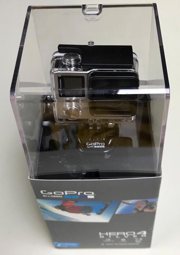Brand New Factory Sealed GoPro HERO4 Silver Camcorder Camera CHDHY-401 HWBD1
