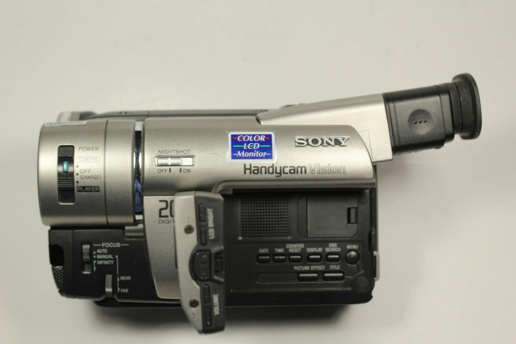 Sony Handycam CCD-TRV37 Video 8, NTSC 8mm Camcorder - Very Clean, Free Shipping!