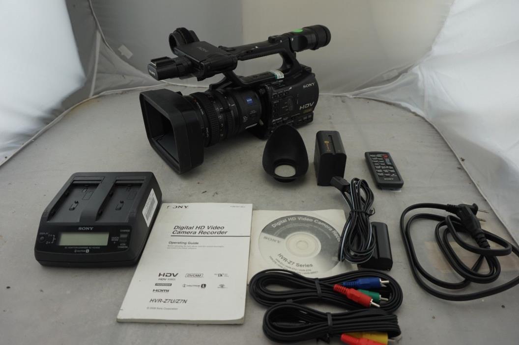 Sony HVR-Z7U 1080i HDV DV Professional Video Camcorder with Zeiss Zoom Lens