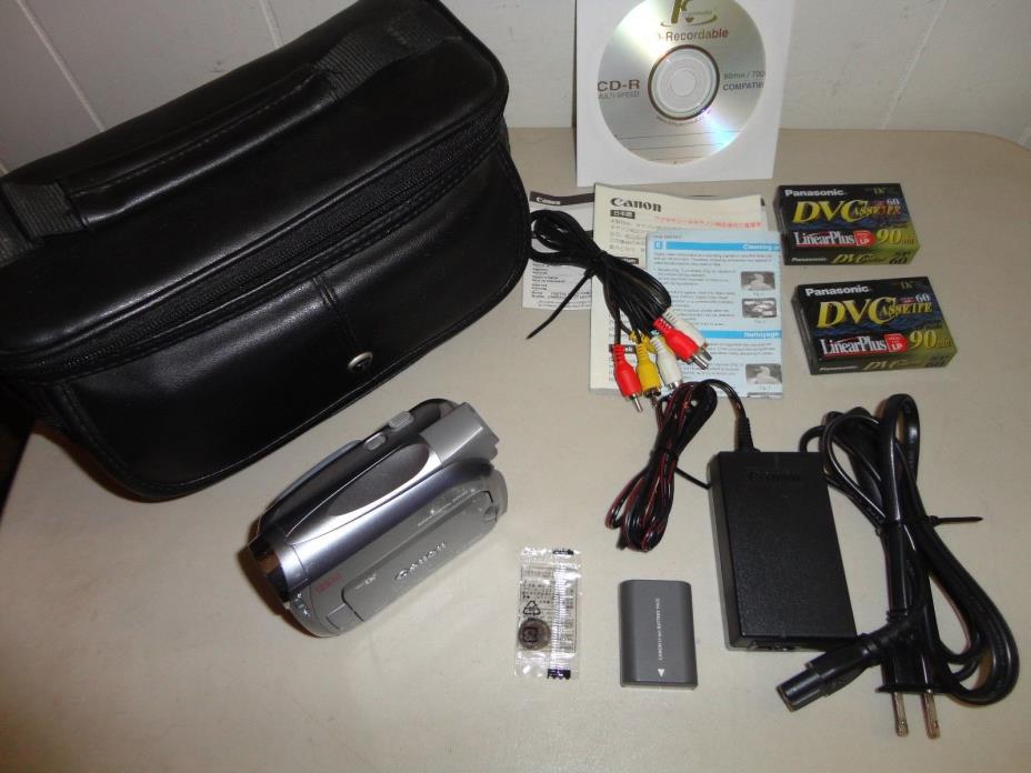 Canon ZR500A Mini DV Camcorder with Extras DVC