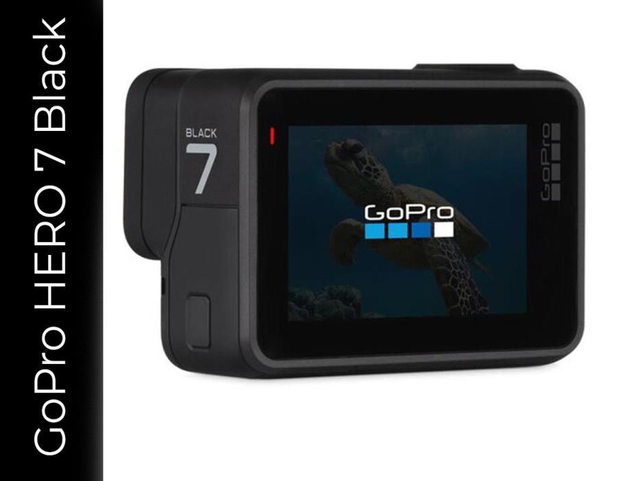 Gopro Hero7 Black Action Camera Black 4K60 12mp