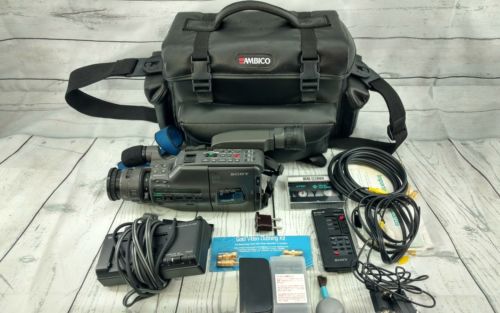 Sony CCD-F402 Video Camera Recorder Camcorder, For Parts with a lot of extras