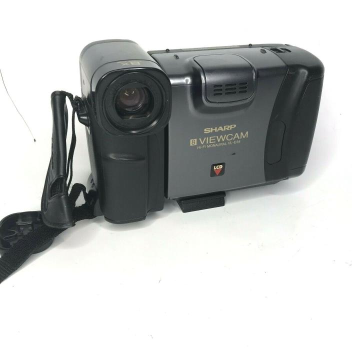 Sharp VL-E34 VL-E34U 8mm Video8 Camcorder VCR Player Video Camera Video Transfer