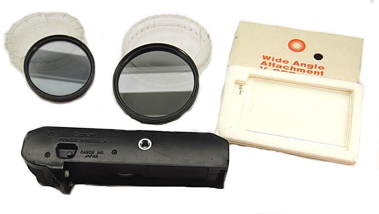 Filters Lens Covers Canon PowerWinder Wide Angle Attachment for Canon AE1 Camera