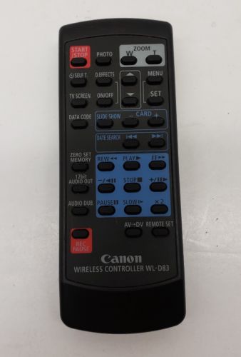 CANON Wireless Remote Control WL-D83 Tested Great Condition