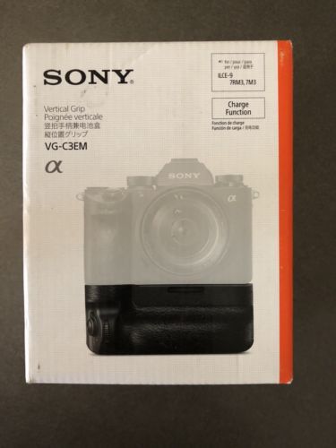 Sony Vertical Grip Charge Function VG-C3EM- BRAND NEW IN BOX!