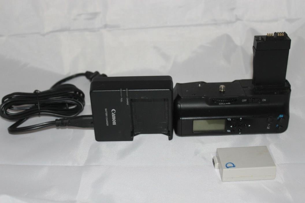 MeiKe MK-550DL LCD Timer Professional Battery Grip with Battery and Canon LC-E8E