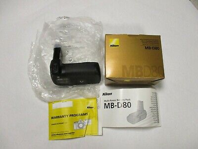 Nikon MB-D80 multi-power battery grip for D90 D80. New old stock. Prod. 25345