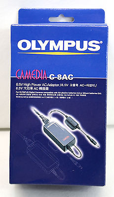 *New* Genuine Olympus Camera AC Adapter C-8AC  Camedia C-8AC *SHIPS FREE*