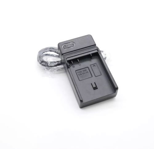 USB Camera Battery Charger Charging For Nikon EN-EL15 D7000 D800 D800E V1 600mA