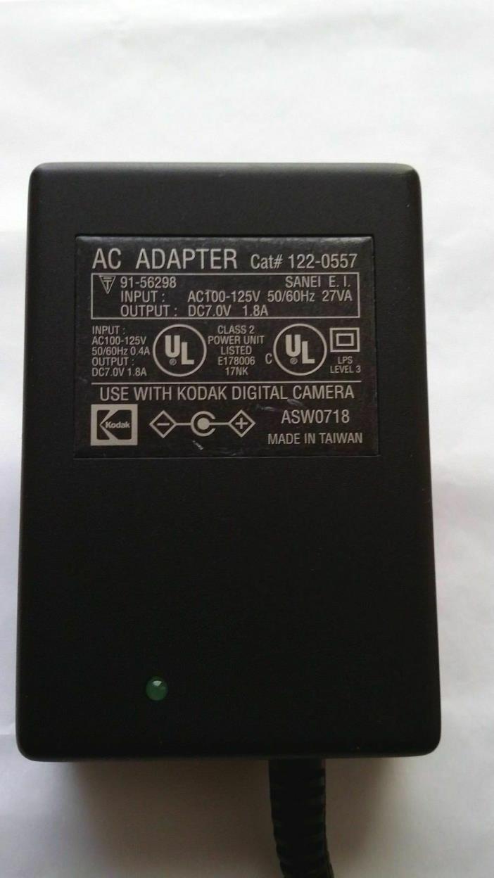 Kodak asw0718  easyshare digital camera ac adapter charger