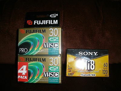 Fujifilm Pro TC-30 Hang Tab 2PK New VHS-C Videocassette 23025032 Discontinued