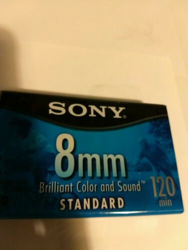 Sony 8mm Standard 120 min P6-120MPL Video Cassette Tape - NEW - SEALED *