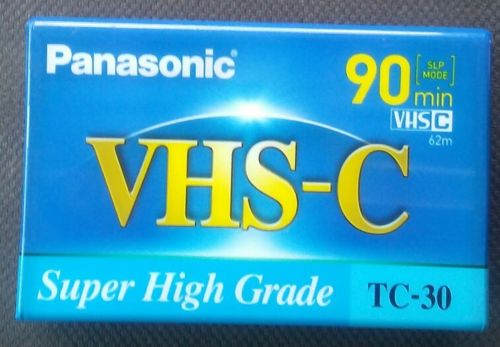 PANASONIC VHS-C super high grade 90 min. tape