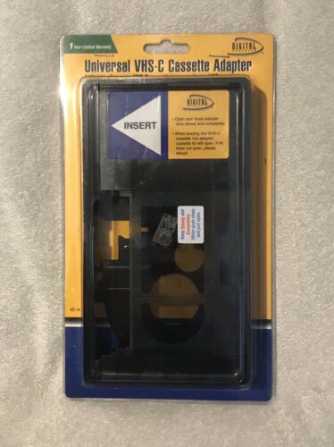 Digital Concepts Universal VHS-C Cassette Adapter - VC-14 - Brand New
