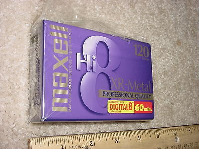 Maxell -- XR-Metal T-120 -- 8mm -- Camcorder  Videotape
