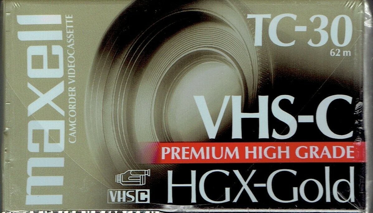 TC-30 VHC-S HGX-Gold Maxwell Tape