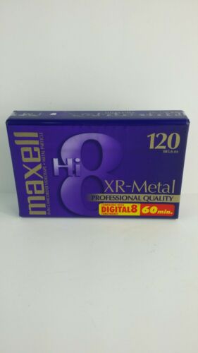 Maxell XR Metal Hi8 8mm Blank Pro Quality Video Tape 120 for Camcorder