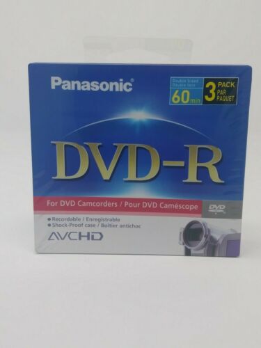 Panasonic DVD-R 60 Min 3 Pack