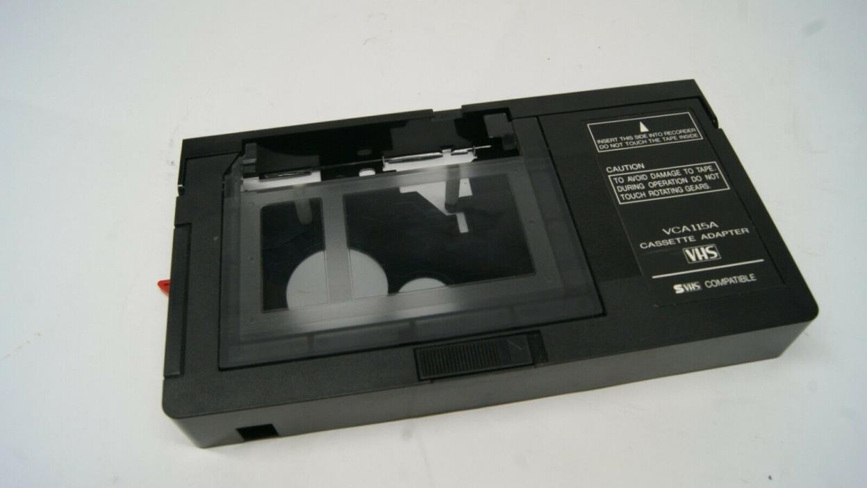 VCA 115A Powered VCR VHS-C VHS Cassette Tape Adapter