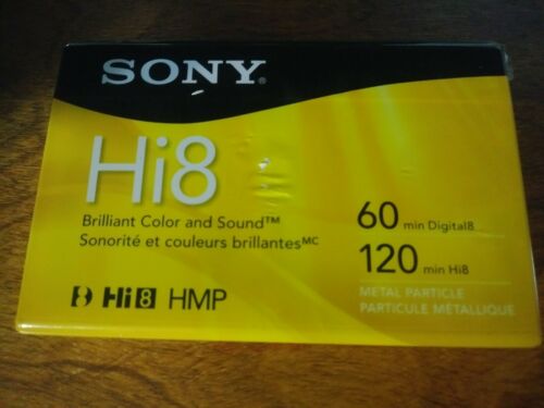 Sony Hi8 Digital 8 Video Cassette Tape Brand New Sealed
