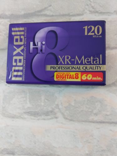 Maxell Hi 8 XR-Metal Professional 8mm Camcorder Videotape 120 Min