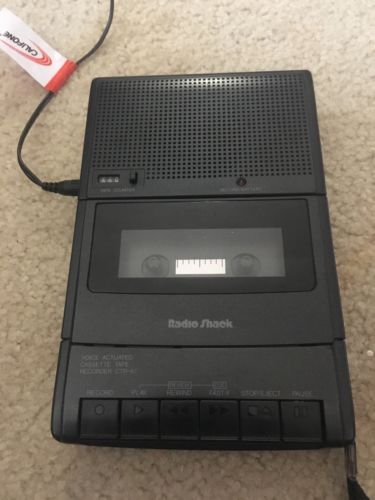 Radio Shack CTR-67 Model Cassette Recorder ~ Works