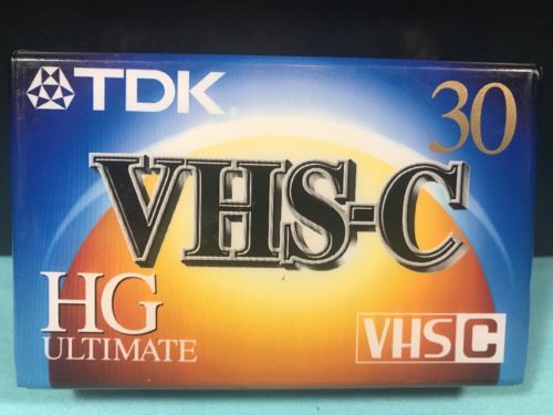 TDK VHS-C TC-30HG Ultimate Camcorder Compact Video Cassette TAPE (L)