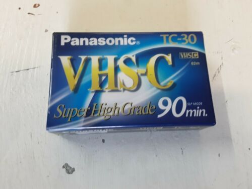 Panasonic TC-30 VHS-C Super High Grade 90 Mins Videocassette Tape NV-TC30AH