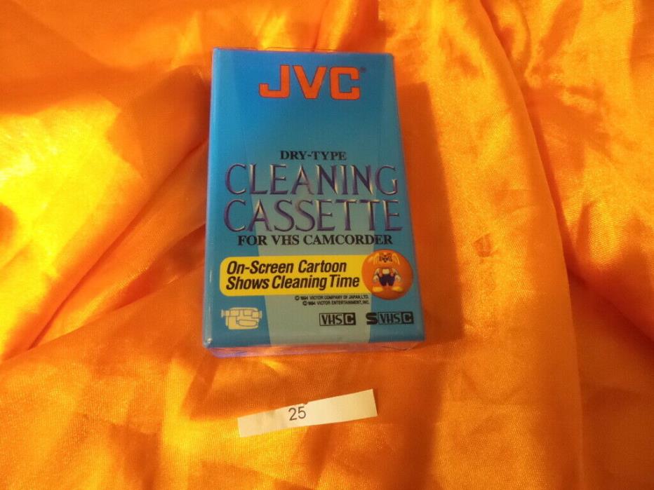 JVC Dry Type Cleaning Cassette VHSC SVHSC Model TCC-3F