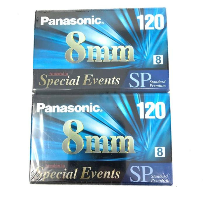 8 mm - Panasonic 8mm SP 120  Cassette New 2