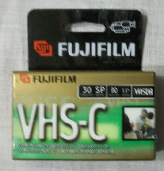 Fuji Film VHS-C TC-30 Blank Premium High Grade Camcorder Tape NEW / Sealed