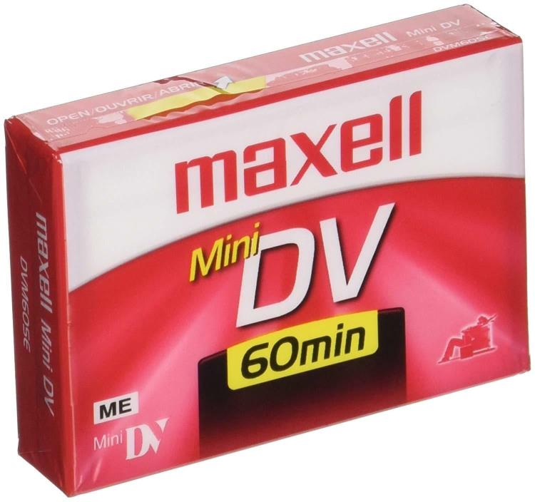 FACTORY SEALED Maxell Mini DV 60 Minute Camcorder Blank Tapes - 2 Pack