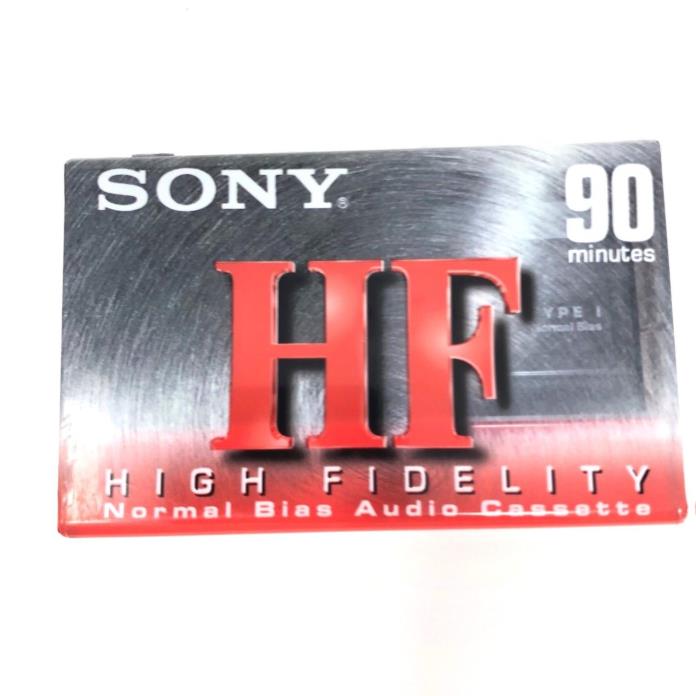 Sony Cassette Audio 90 Minute HF High Fidelity Normal Bias Audio Cassette 2  New