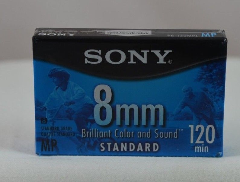 NEW SONY P6-120MPL 8MM 120 MINUTE BLANK VIDEO TAPES FAST-FREE SHIPPING