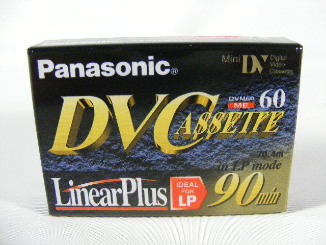 Panasonic DVC SP 60 LP 90 Mini DV Digital Video Cassette AY-DVM60EJ Linear New