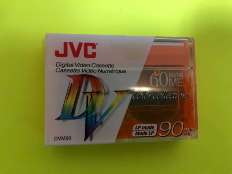 JVC MIni DV DVM60 Digital Video Cassettes Color Collection New orange
