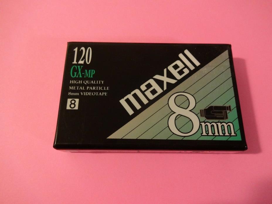 MAXELL Camcorder Tape 8mm GX-MP Metal Particle 120 min Blank Sealed