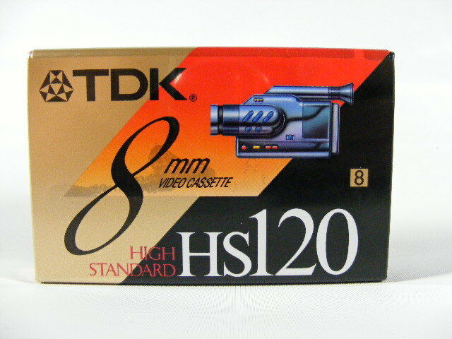 TDK P6120HS 8mm High Standard Premium Video Tape Sealed 8 MM Videocassette