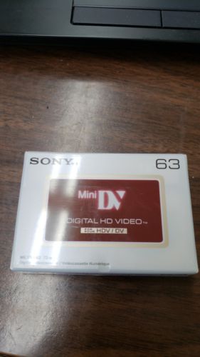Sony Camcorder Tape Mini DV 5DVM63HD Digital HD video tape 5pcs 63min.