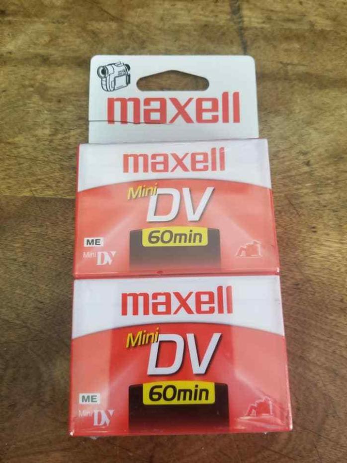 Maxell Mini DV 60min cassettes (2-pack)