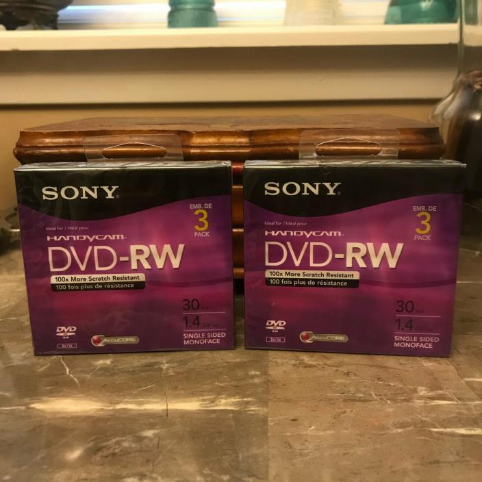 Sony Handycam DVD-RW 1.4GB 30 Min. Single Sided Monoface Sealed