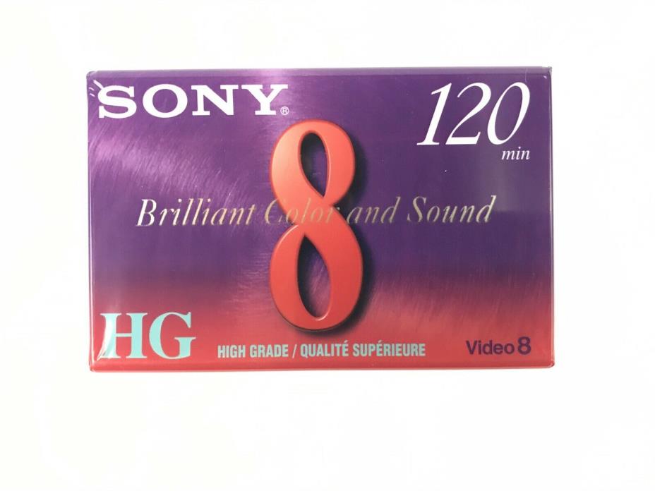 Video 8 mm HG Cassette 120 Min P6-120HG Tape Camcorder SONY NEW