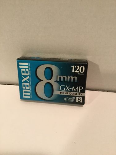 Maxell GX-MP 8MM Video Tape Cassette for Camcorder 120 Minute NEW SEALED