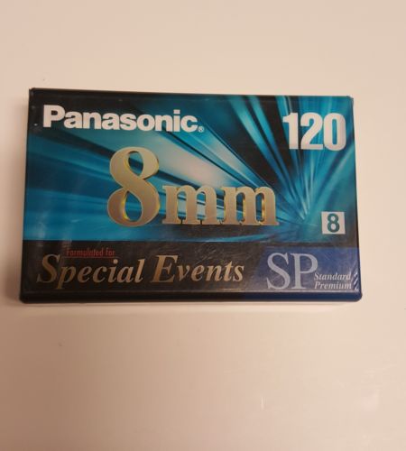New Panasonic 8MM Special Events 120 Camcorder Video Tape Cassette NV-P6120SP