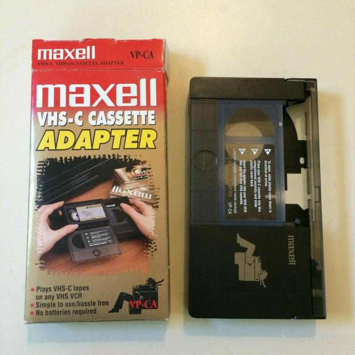 Maxell VHS-C Cassette Adapter VP-CA
